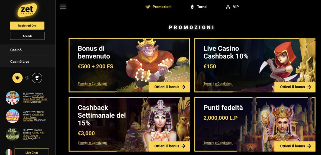 zet casino promotions